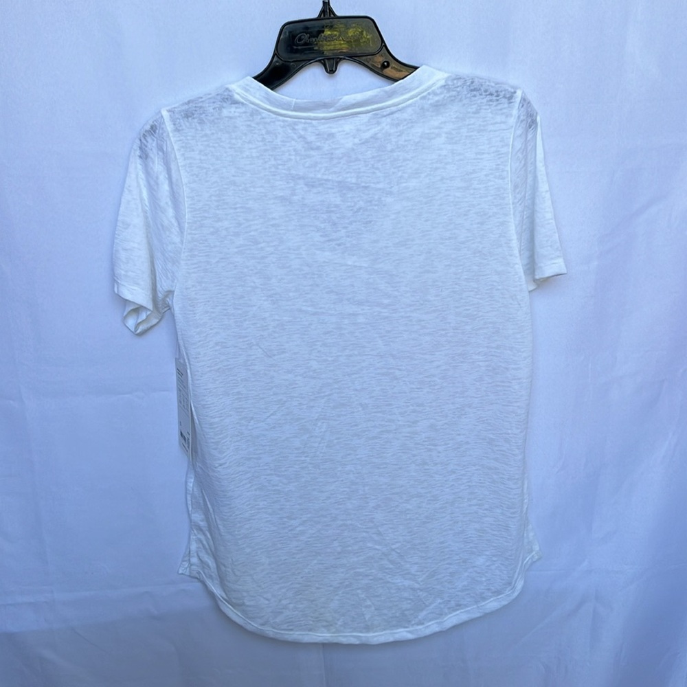 Athleta White Relaxed Short Sleeve Tee - Picture 5 of 5